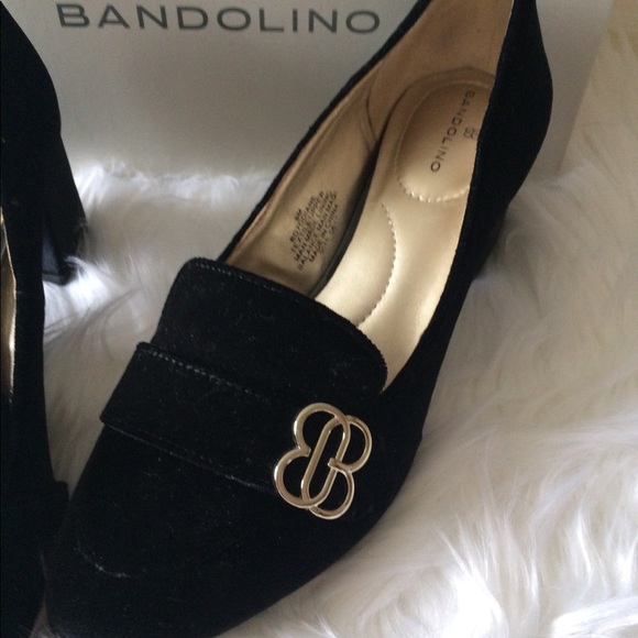 Bandolino black velvet shoes - Picture 2 of 5